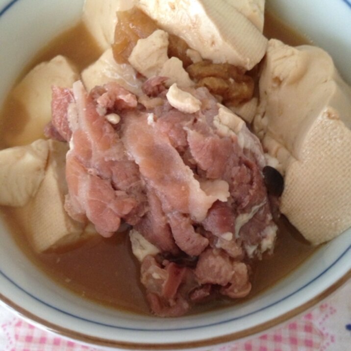 簡単！肉どうふ